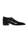 Alexander Mcqueen Mcqueen Lace Up Derby With Skull Black In Black