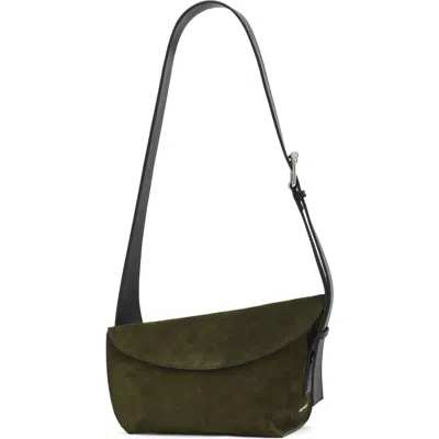 Alexander Mcqueen Mcqueen Large T-bar Suede Sling Bag