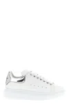 Alexander Mcqueen Larry Sneakers Silver In White