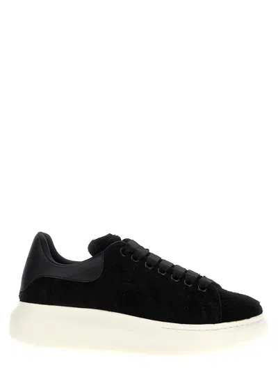 Alexander Mcqueen Leather Sneakers In Black