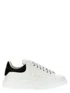 Alexander Mcqueen White And Black Low-top Sneakers With Chunky Sole And Contrasting Heel Tab In Leather Man In White