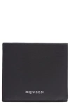 Alexander Mcqueen Mcqueen Leather Biffold Wallet In Black