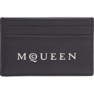 Alexander Mcqueen Mcqueen Leather Card Case In Multi