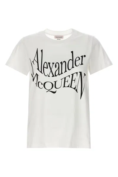 ALEXANDER MCQUEEN MCQUEEN LOGO PRINT T-SHIRT