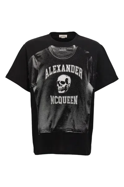 ALEXANDER MCQUEEN MCQUEEN LOGO PRINT T-SHIRT