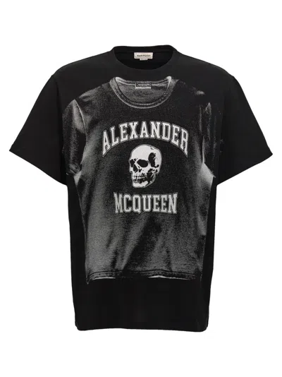 ALEXANDER MCQUEEN MCQUEEN LOGO PRINT T-SHIRT