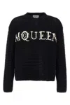 Alexander Mcqueen Logo Crewneck Cotton Sweater