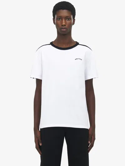 Alexander Mcqueen Mcqueen Logo T-shirt In White