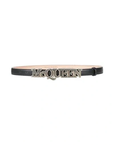 Alexander Mcqueen Mcqueen Man Belt Black Size 36 Leather