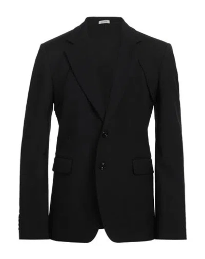 Alexander Mcqueen Mcqueen Man Blazer Black Size 42 Wool