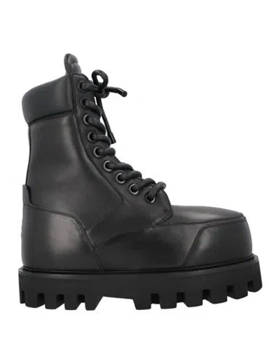 Alexander Mcqueen Mcqueen Man Boot Black Size 7 Leather