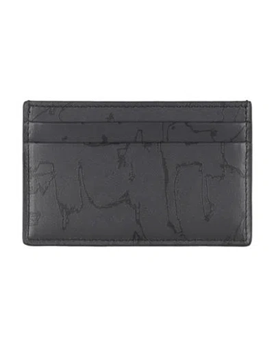 Alexander Mcqueen Mcqueen Man Cardholder Black Size - Leather