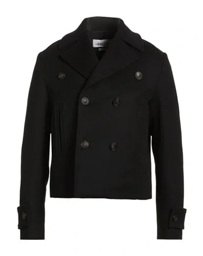 ALEXANDER MCQUEEN MCQUEEN MAN COAT BLACK SIZE 40 WOOL