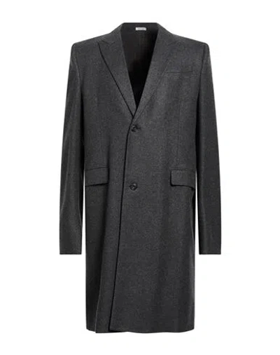 Alexander Mcqueen Mcqueen Man Coat Grey Size 42 Wool In Animal Print