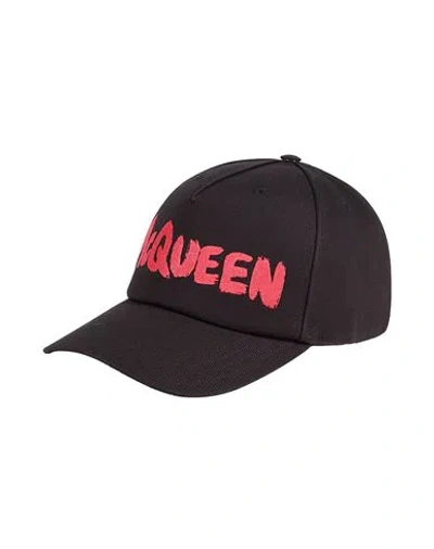 Alexander Mcqueen Mcqueen Man Hat Black Size L Cotton