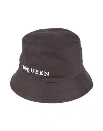 Alexander Mcqueen Mcqueen Man Hat Black Size M Cotton