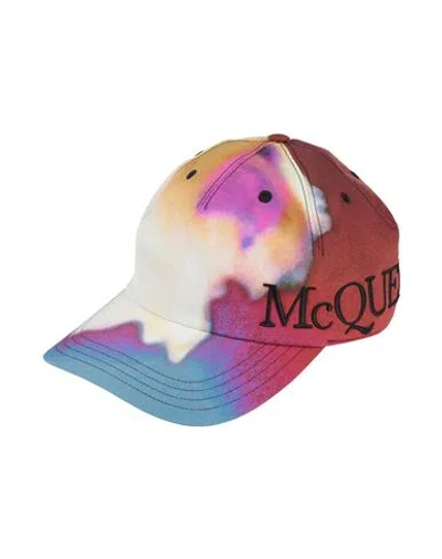 Alexander Mcqueen Mcqueen Man Hat Garnet Size L Polyamide In Multi