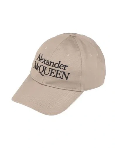 Alexander Mcqueen Mcqueen Man Hat Sand Size 7 ¼ Cotton