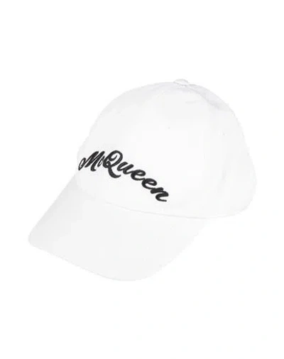 Alexander Mcqueen Mcqueen Man Hat White Size M Cotton