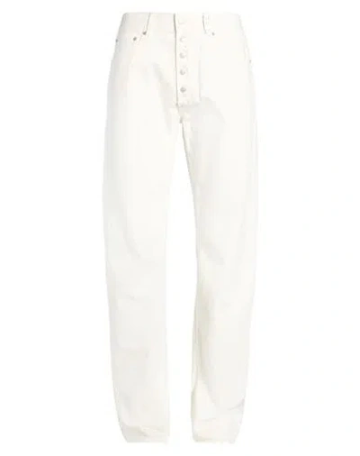 Alexander Mcqueen Mcqueen Man Jeans White Size 31 Cotton