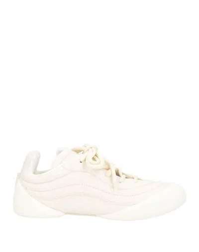 Alexander Mcqueen Mcqueen Man Sneakers Off White Size 10 Leather In Neutral