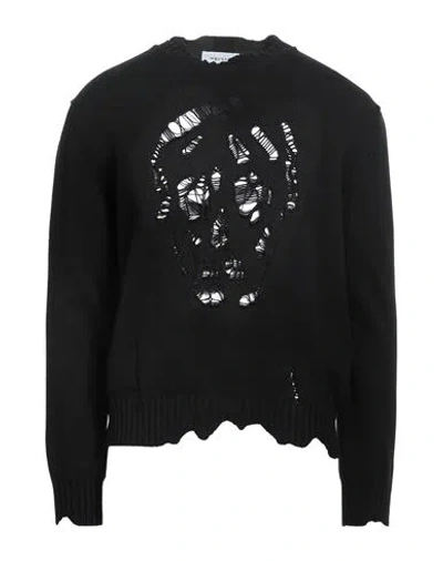 Alexander Mcqueen Mcqueen Man Sweater Black Size L Cotton