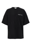 Alexander Mcqueen Black Cotton Clothing T-shirts In Black