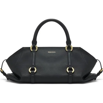 Alexander Mcqueen Mcqueen Medium Farringdon Leather Satchel In Multi