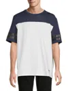 Alexander Mcqueen Mesh And Cotton Crew-neck T-shirt In White