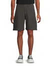 Alexander Mcqueen Mcqueen Men's Elasticized Waistband Cotton Shorts In Green
