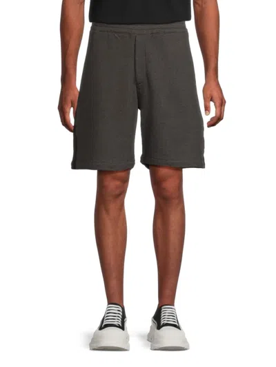 Alexander Mcqueen Mcqueen Men's Elasticized Waistband Cotton Shorts In Green