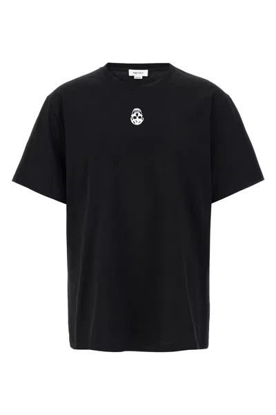 ALEXANDER MCQUEEN MCQUEEN MEN FLOCKED 'SKULL' T-SHIRT