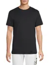 Alexander Mcqueen Mcqueen Men's Graphic Cotton T-shirt In Black
