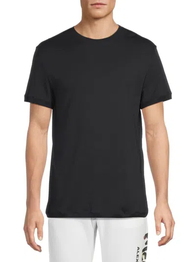 Alexander Mcqueen Mcqueen Men's Graphic Cotton T-shirt In Black
