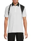 Alexander Mcqueen Jersey Harness Polo Shirt In White