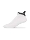 Alexander Mcqueen Mcqueen Men's Logo Ankle Socks In White