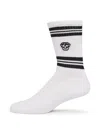 Alexander Mcqueen Stripe Sport Socks In White