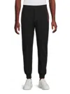 Alexander Mcqueen Mcqueen Men's Logo Tape Cotton Joggers In Black