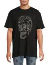 Alexander Mcqueen Mcqueen Men's Skull Graphic Cotton T-shirt In Black