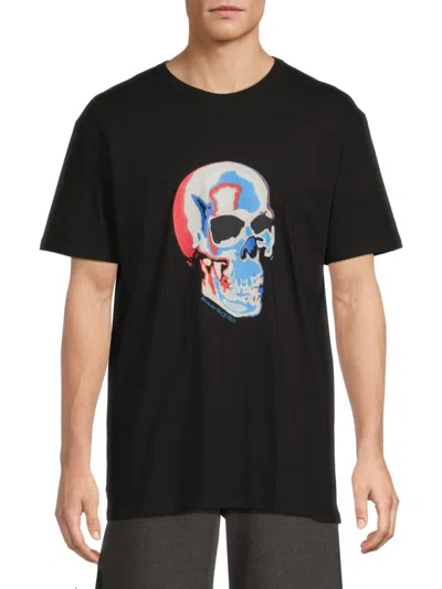 Alexander Mcqueen Skull-graphic Cotton T-shirt. In Black
