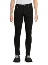 Alexander Mcqueen Men Biker Jeans In Black