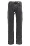 Alexander Mcqueen Alexander Mc Queen "metal Plate" Jeans In Black