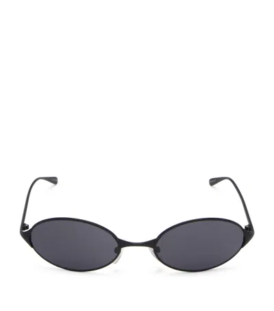 Alexander Mcqueen Mcqueen Metal Sunglasses In Black