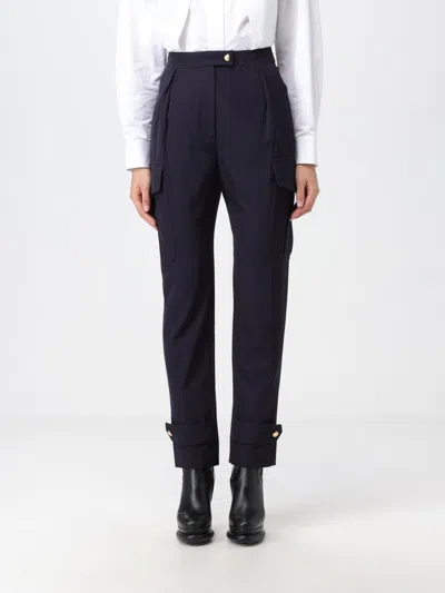 ALEXANDER MCQUEEN MCQUEEN PANTS IN WOOL AND COTTON,E72623045