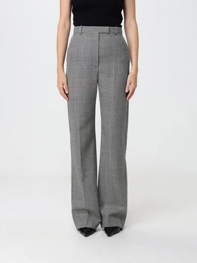 Alexander Mcqueen Mcqueen Pants Woman In Gray