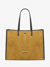 Alexander Mcqueen Mcqueen Pendant Tote Bag In Honey/black