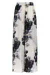 Alexander Mcqueen Floral Silk Pajama Pants