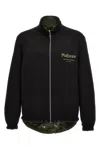 Alexander Mcqueen Reversible Bomber Jacket Casual Jackets And Parka In Black