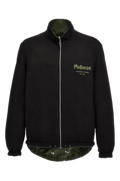 ALEXANDER MCQUEEN MCQUEEN REVERSIBLE BOMBER JACKET