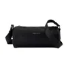 Alexander Mcqueen Small Cylindrical Crossbody Bag With Metal Hardware In Black